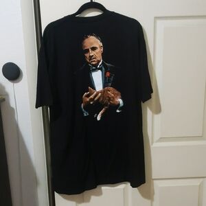 The Godfather Black Graphic T-Shirt 2XL